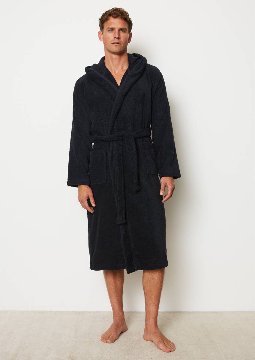 Men's bathrobe model Timeless With hood
