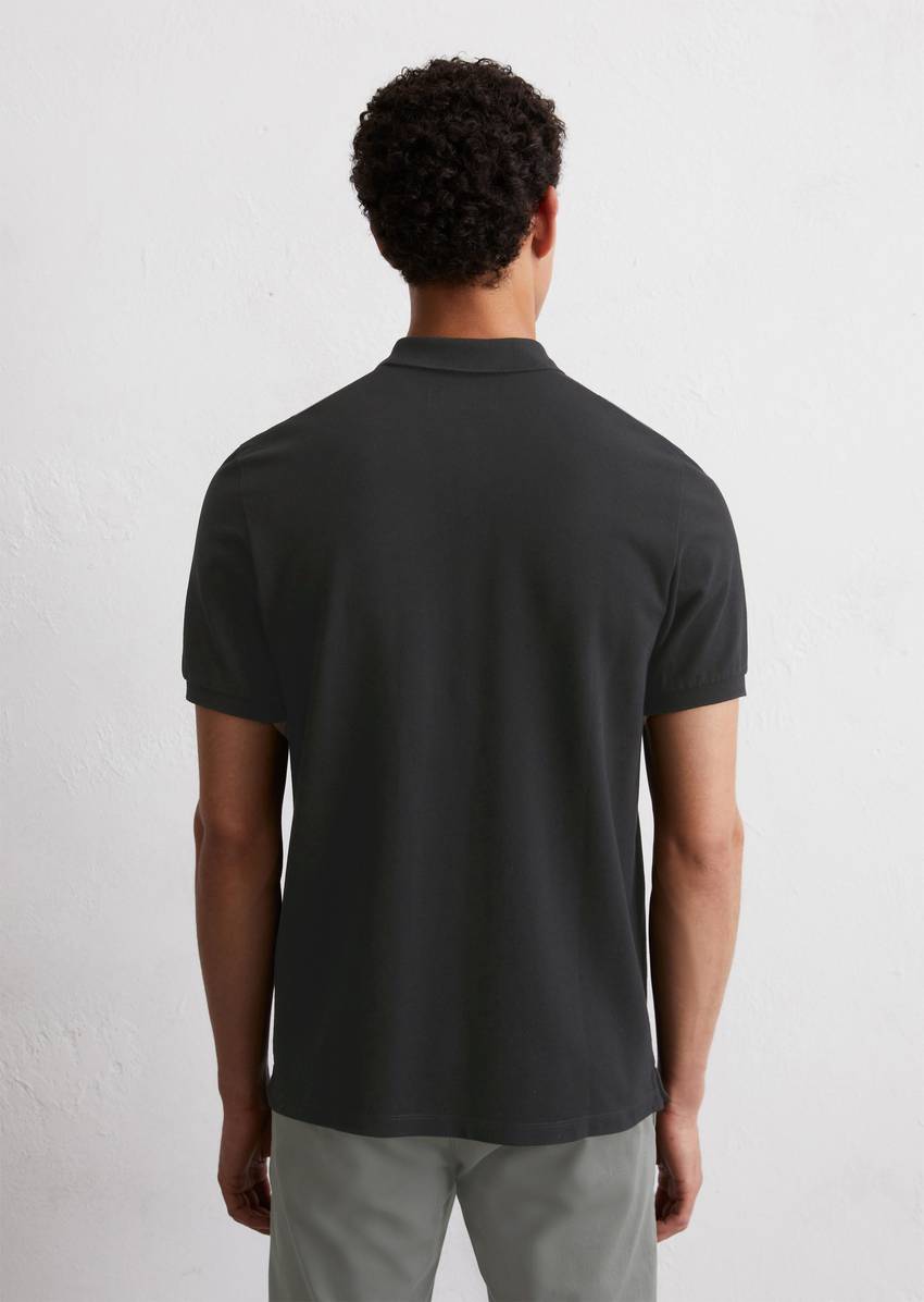 Piqué regular polo shirt Made of pure organic cotton