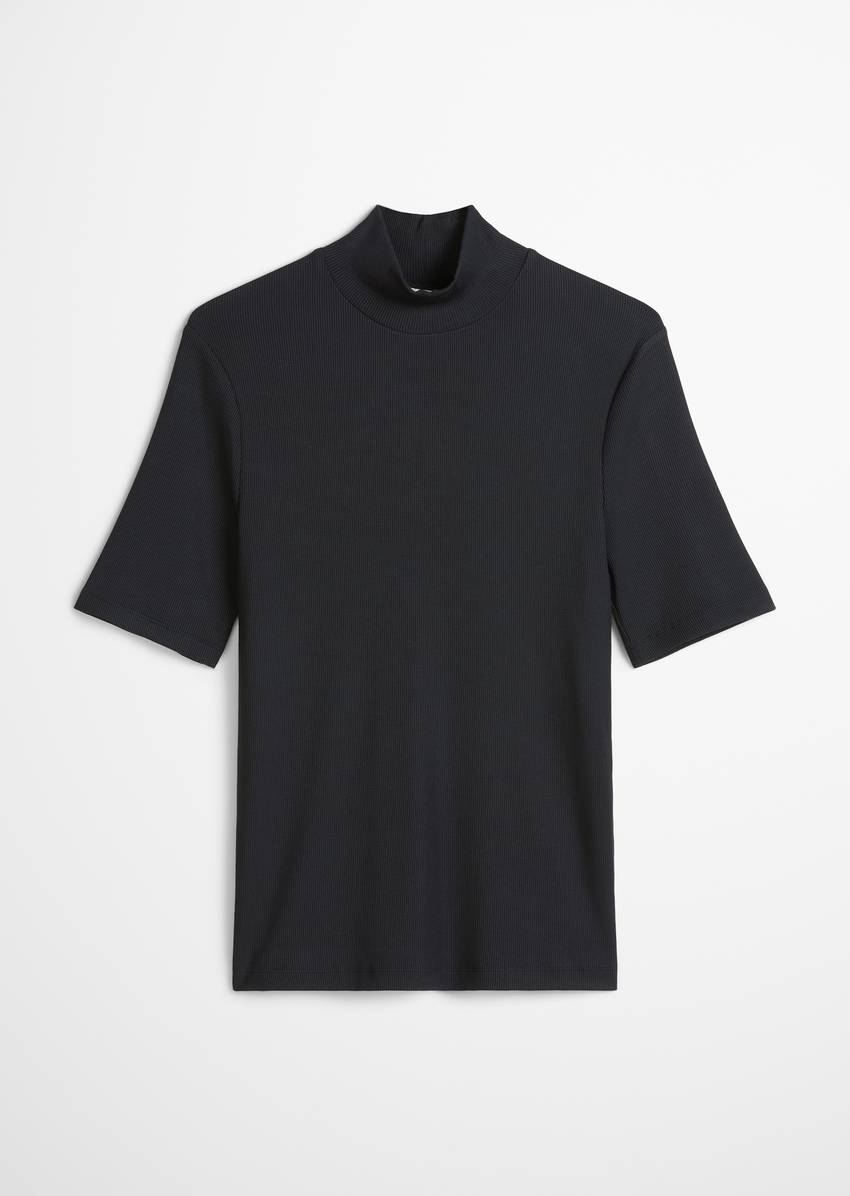 Turtleneck T-shirt slim made from TENCEL™ Modal