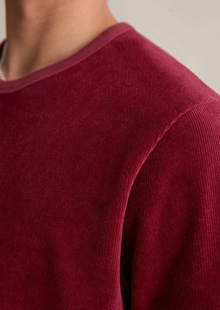 DfC T-Shirt relaxed made from soft terrycloth corduroy