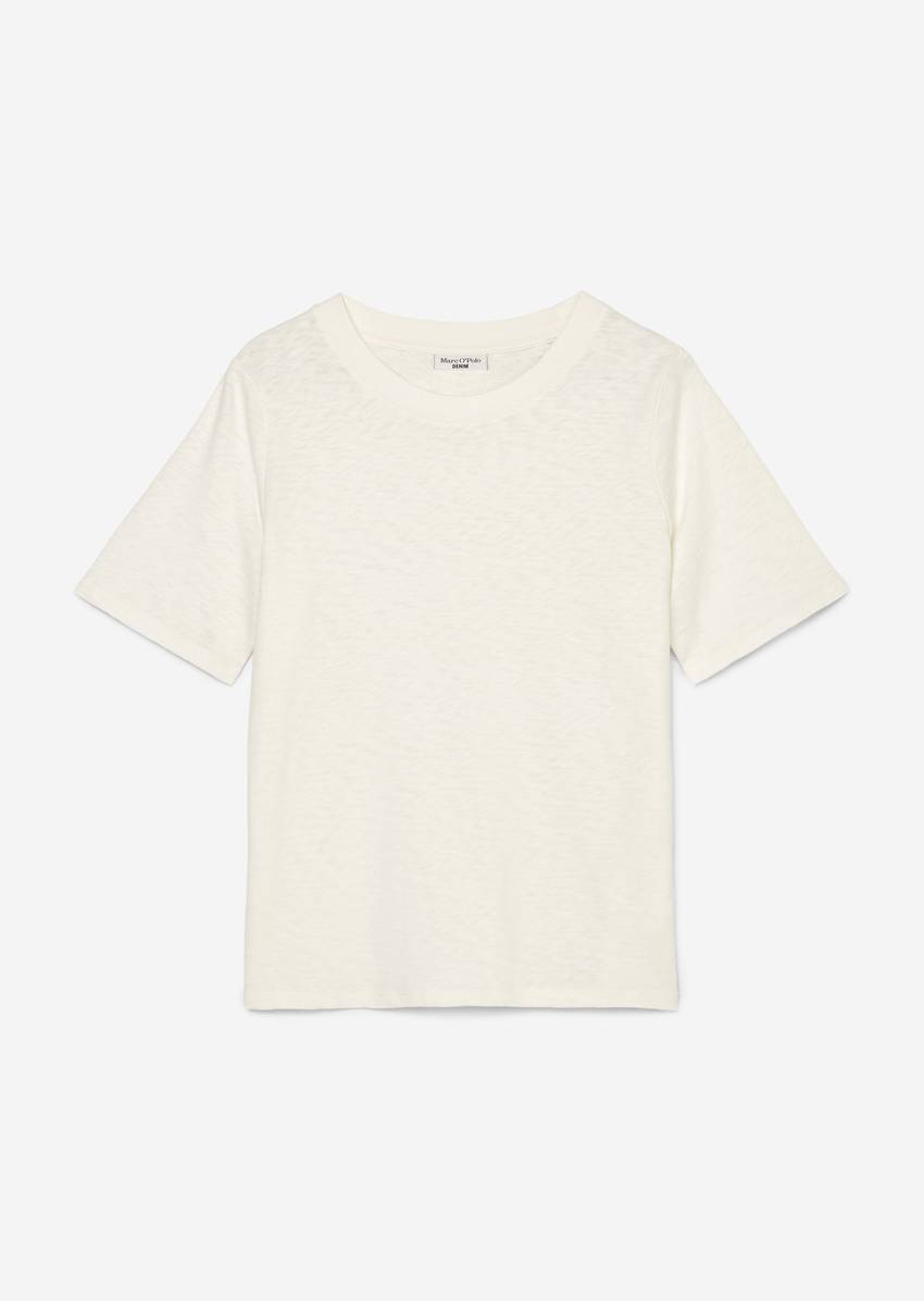 Loose slub jersey T-shirt made of soft organic cotton