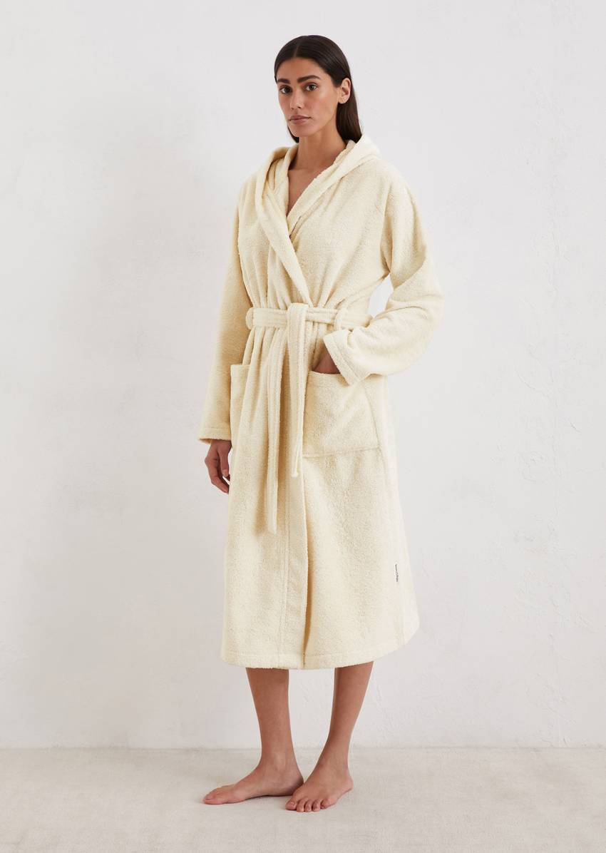 Ladies' bathrobe model Timeless With hood