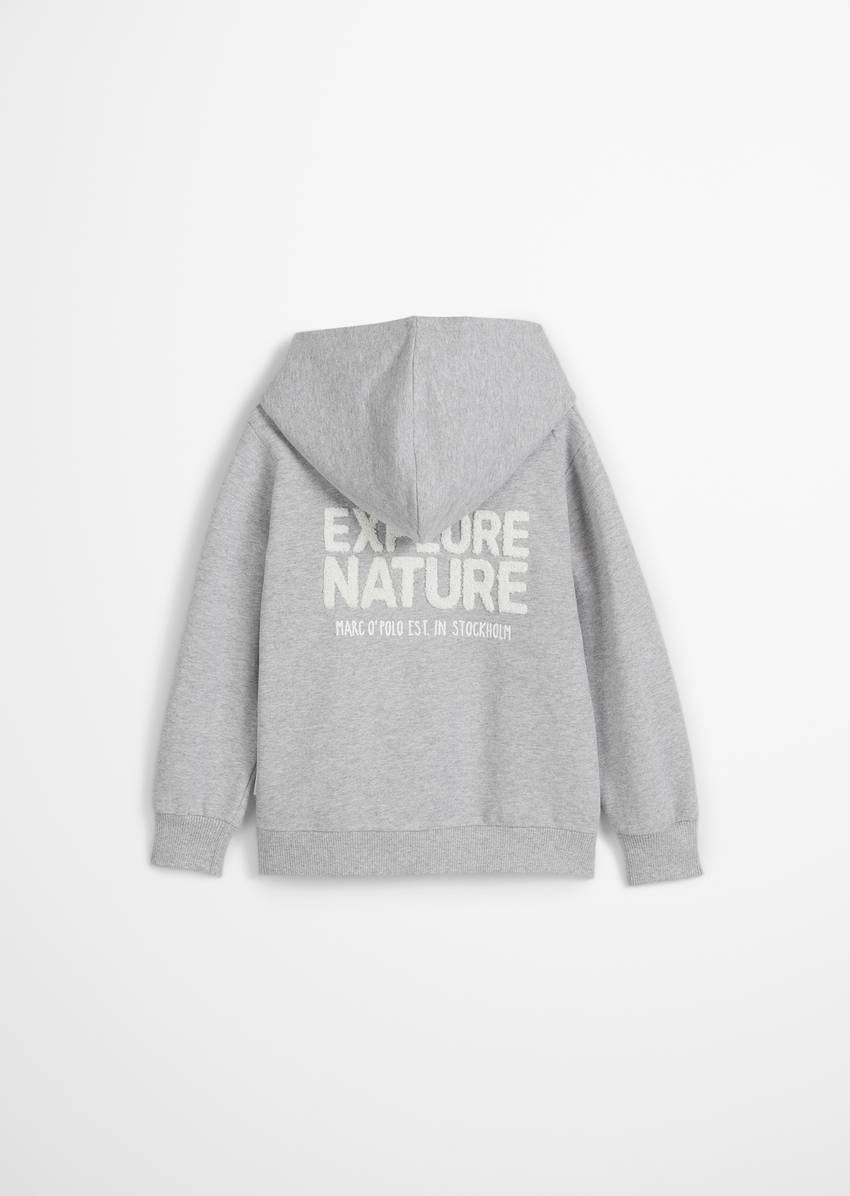 KIDS-BOYS Hoodie made from pure organic cotton