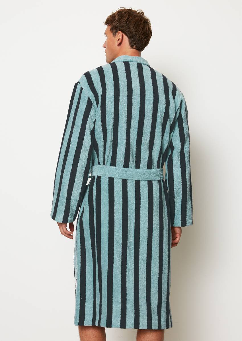 Men's bathrobe model Heritage made from pure organic cotton
