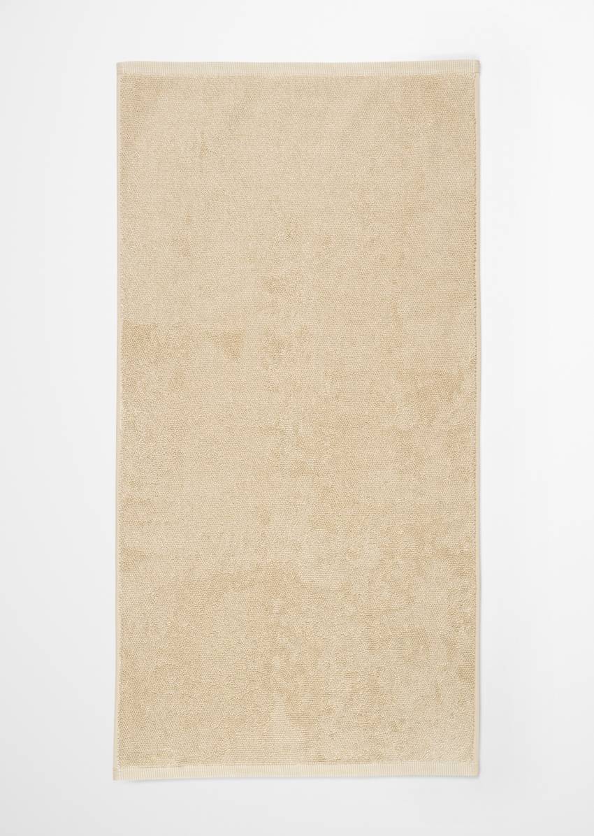 Towel model Timeless melange made from organic cotton terry