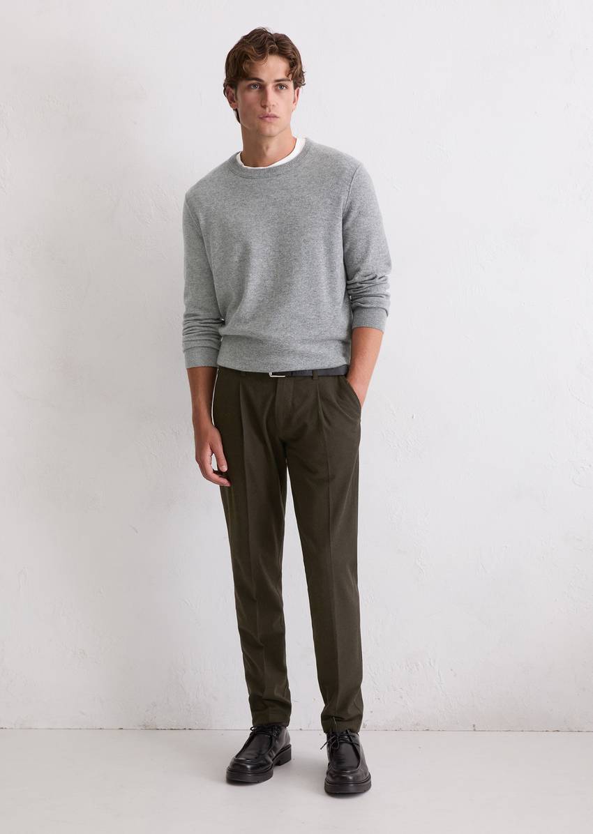 Sweater regular made from the finest cashmere