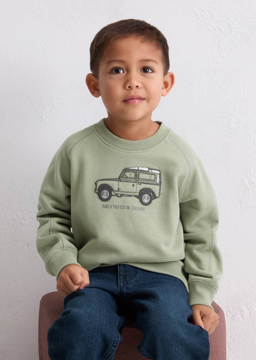 KIDS-BOYS sweatshirt made from pure organic cotton