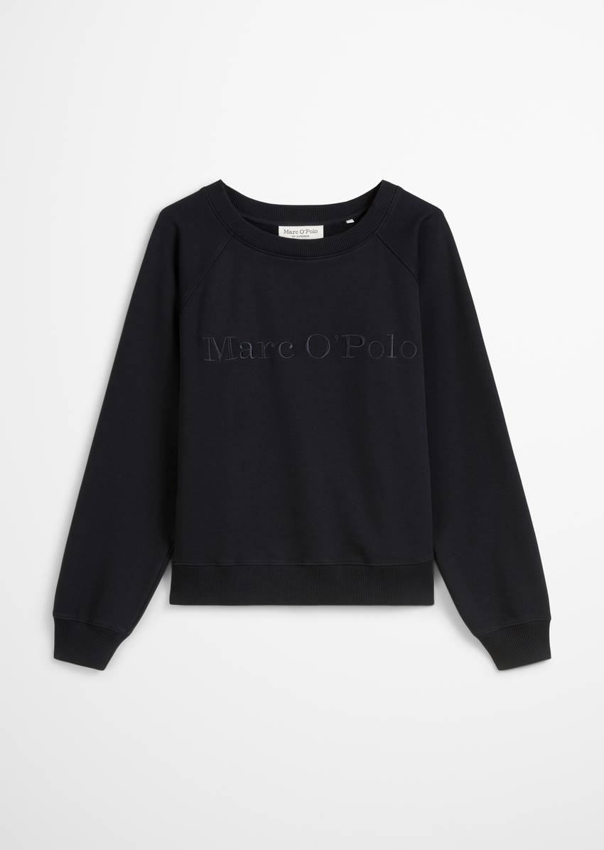 Logo sweatshirt relaxed made from organic cotton
