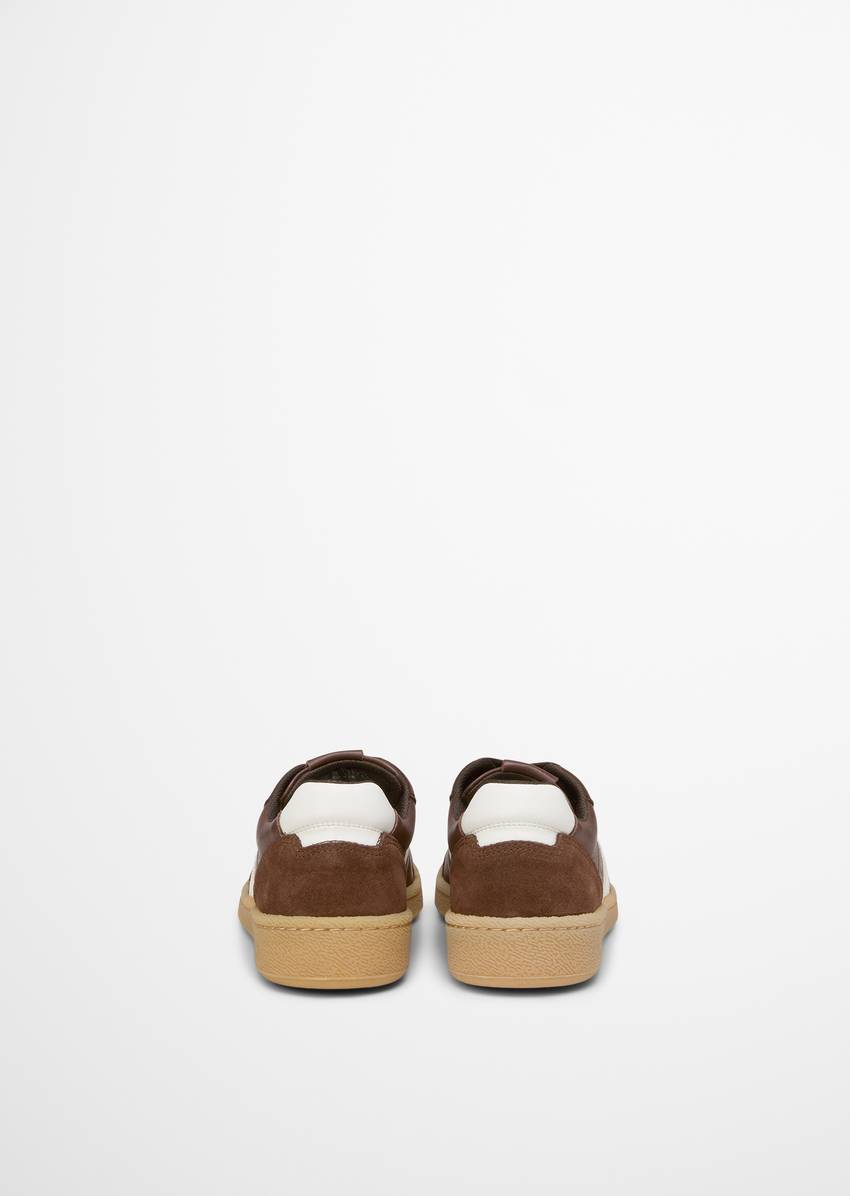 Sneaker made from fine cowhide