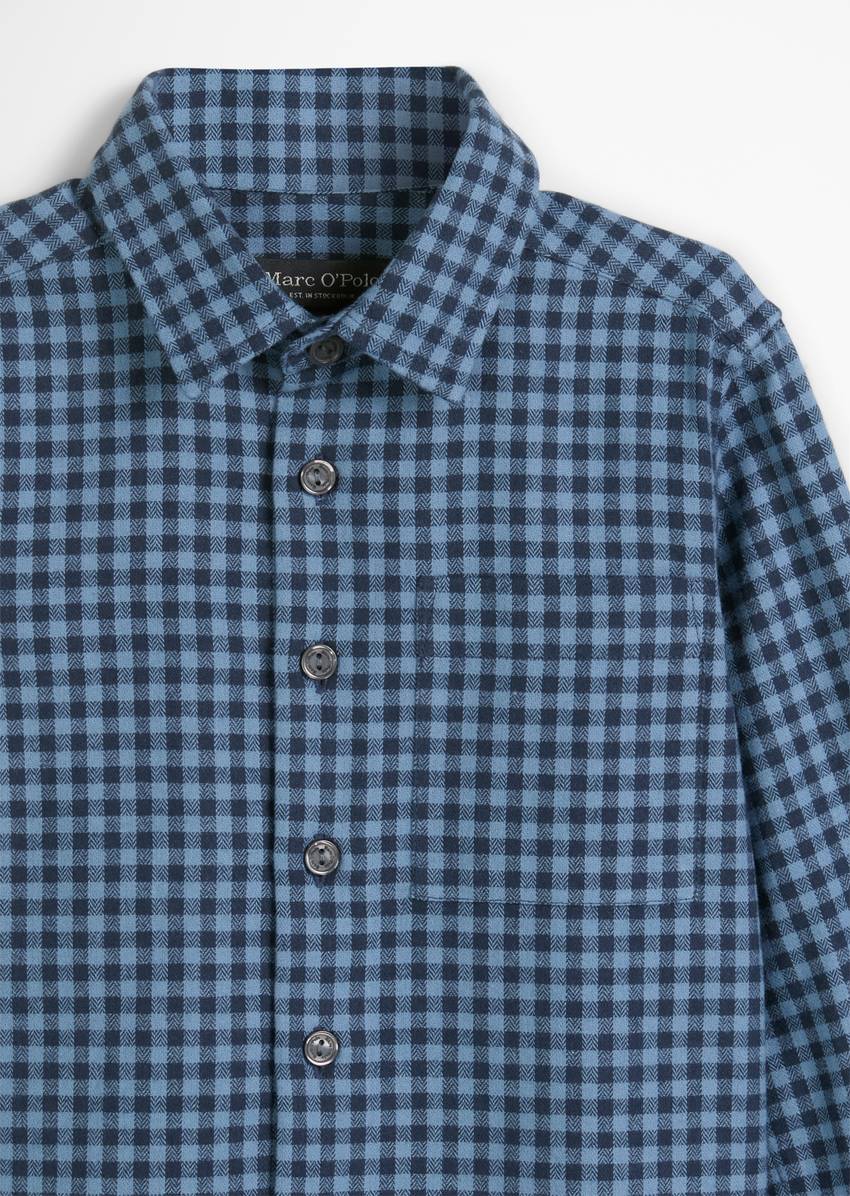 KIDS-BOYS shirt made of cotton in a flannel look