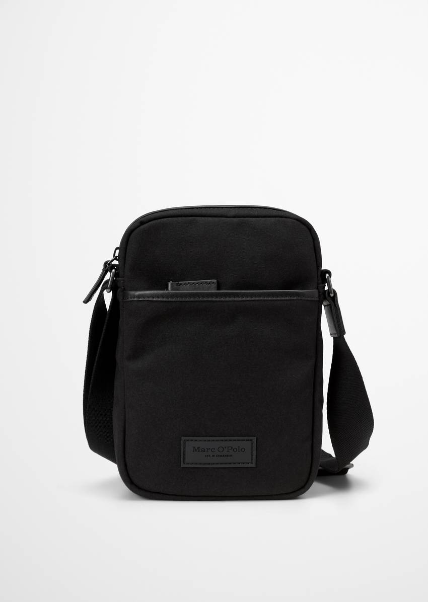 Crossbody bag small made from recycled polyester