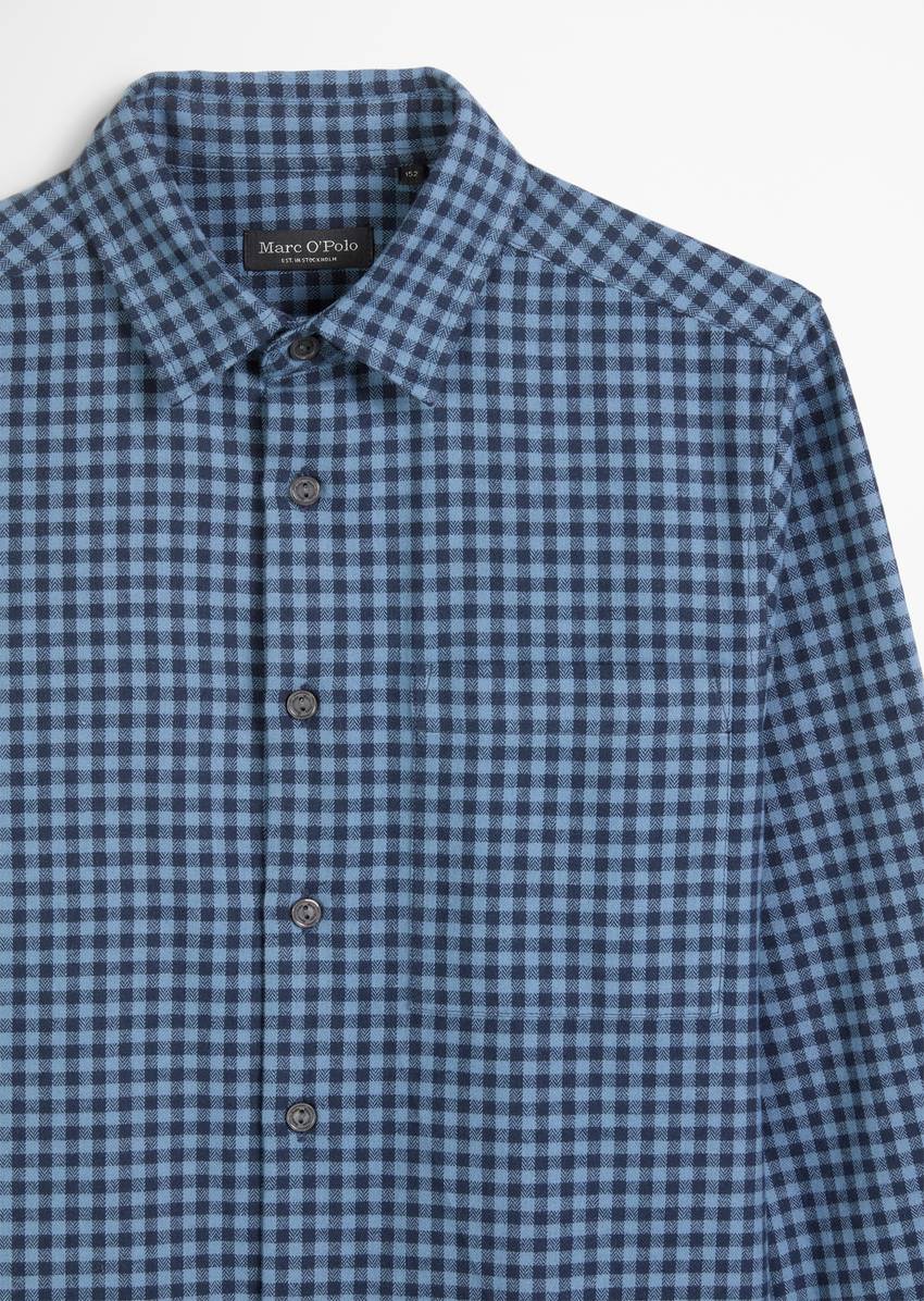 TEENS-BOYS shirt made of cotton in a flannel look