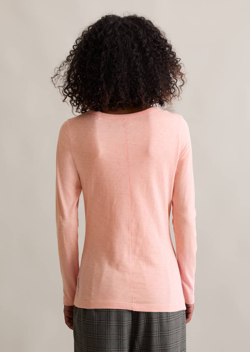 DfC longsleeve slim made from particularly soft slub jersey