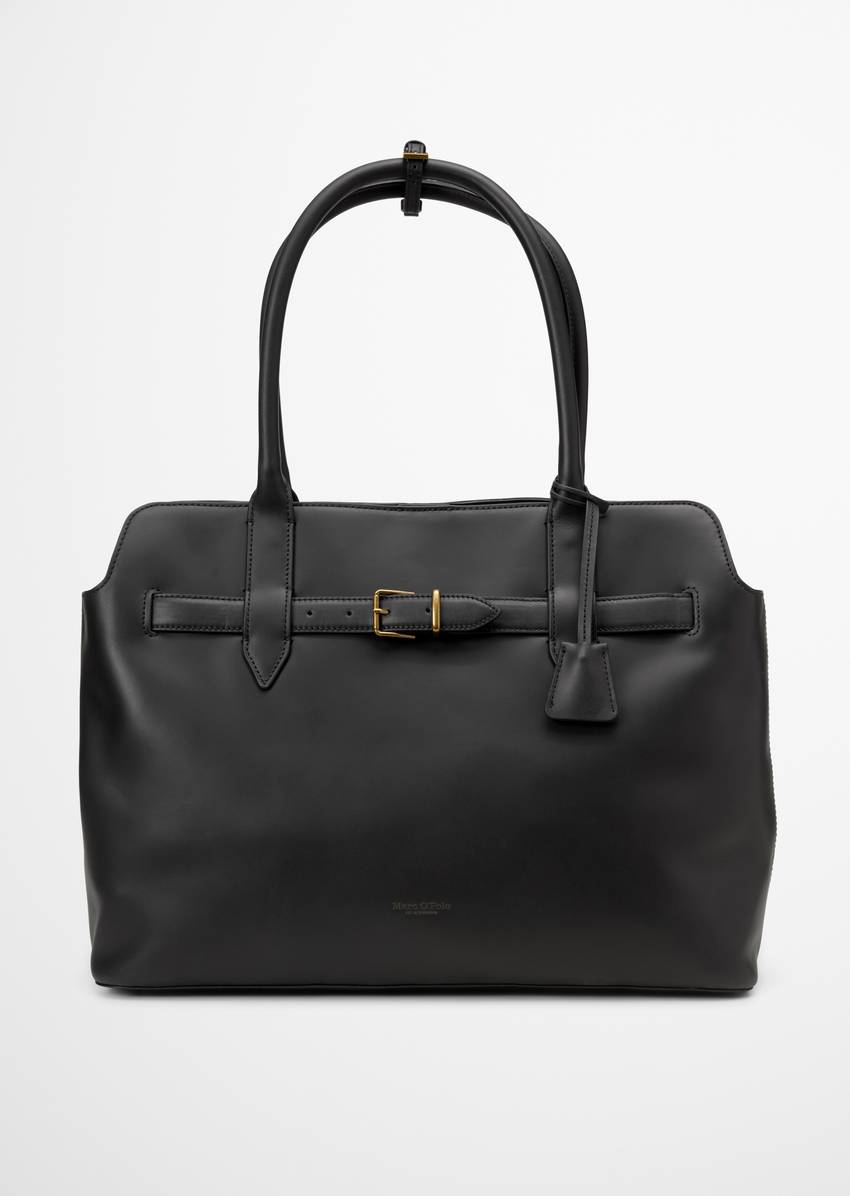 Shopper large made from fine cowhide