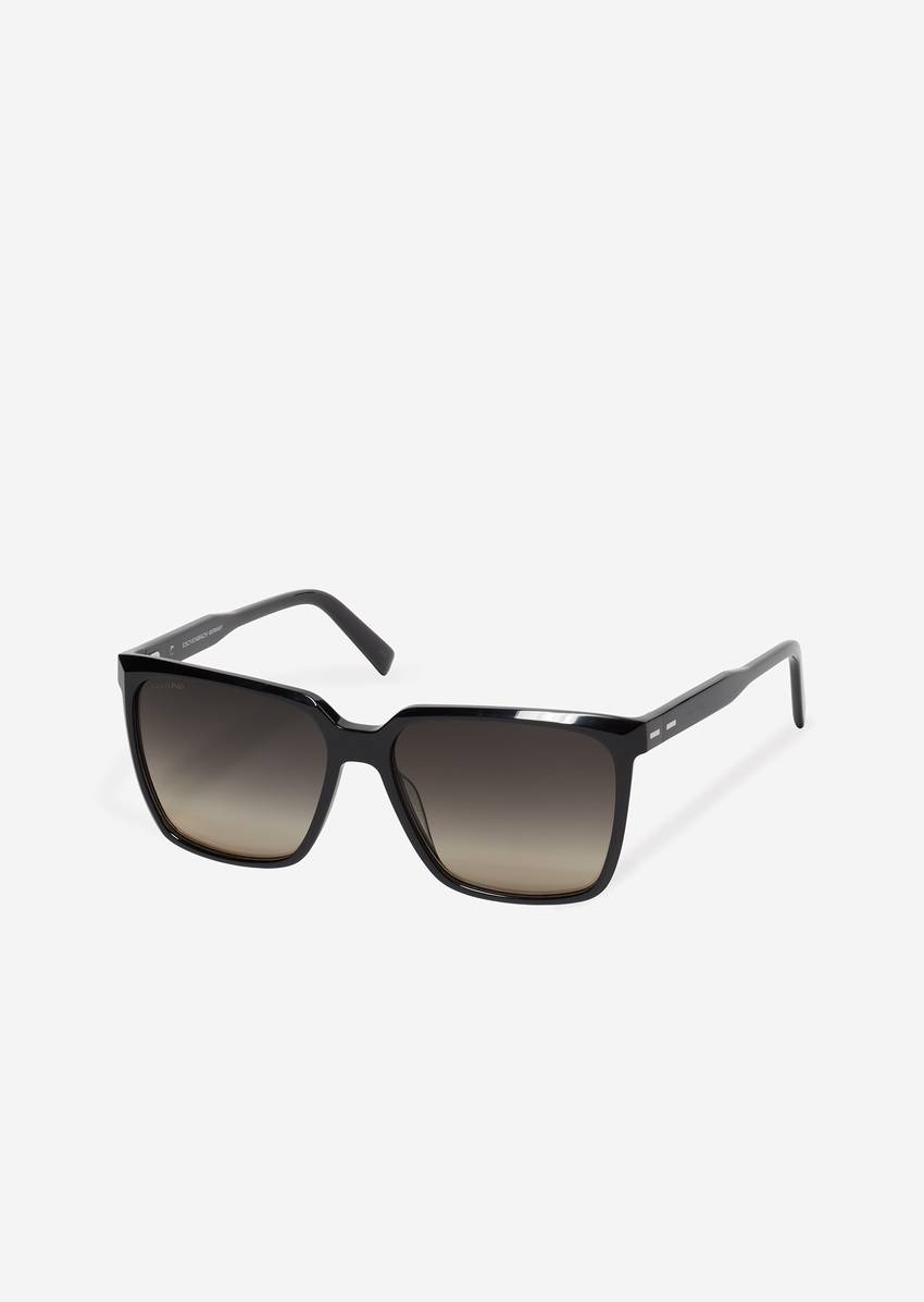 Unisex sunglasses with sturdy bio-acetate frame