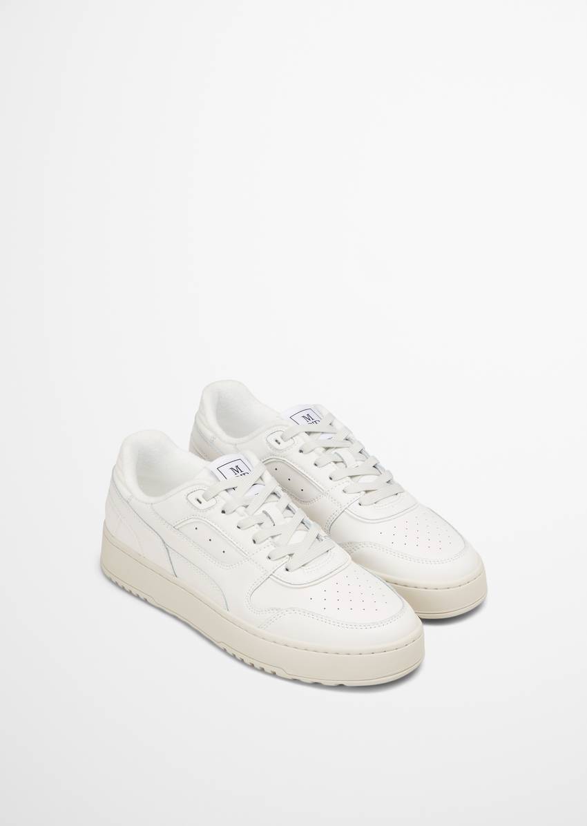 Sneaker made from fine cowhide