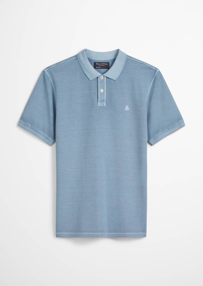 Piqué regular polo shirt made from organic cotton