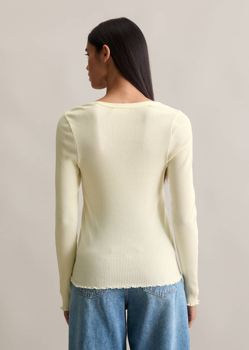 DfC longsleeve slim made from organic cotton stretch