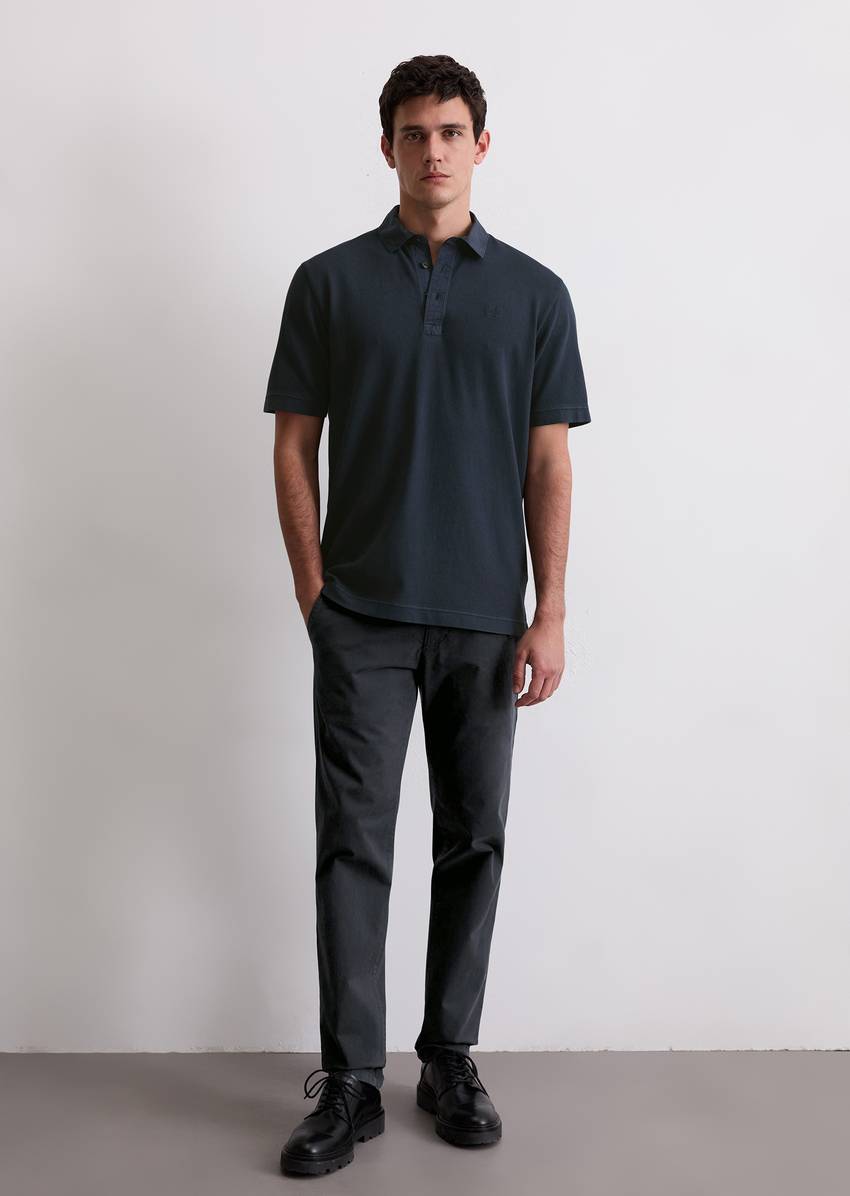 Polo shirt jersey regular made from pure organic cotton