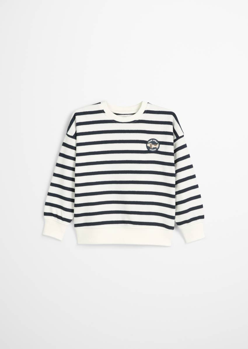 KIDS-BOYS sweatshirt made from textured jersey