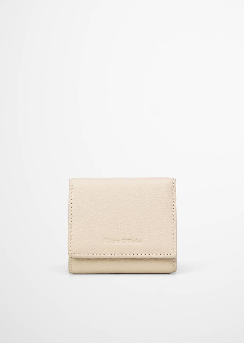 Combination wallet made from grained cowhide