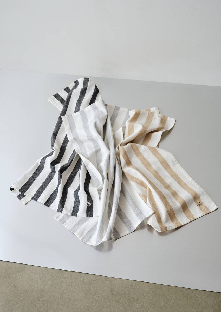 Striped tea towel In pack of 2