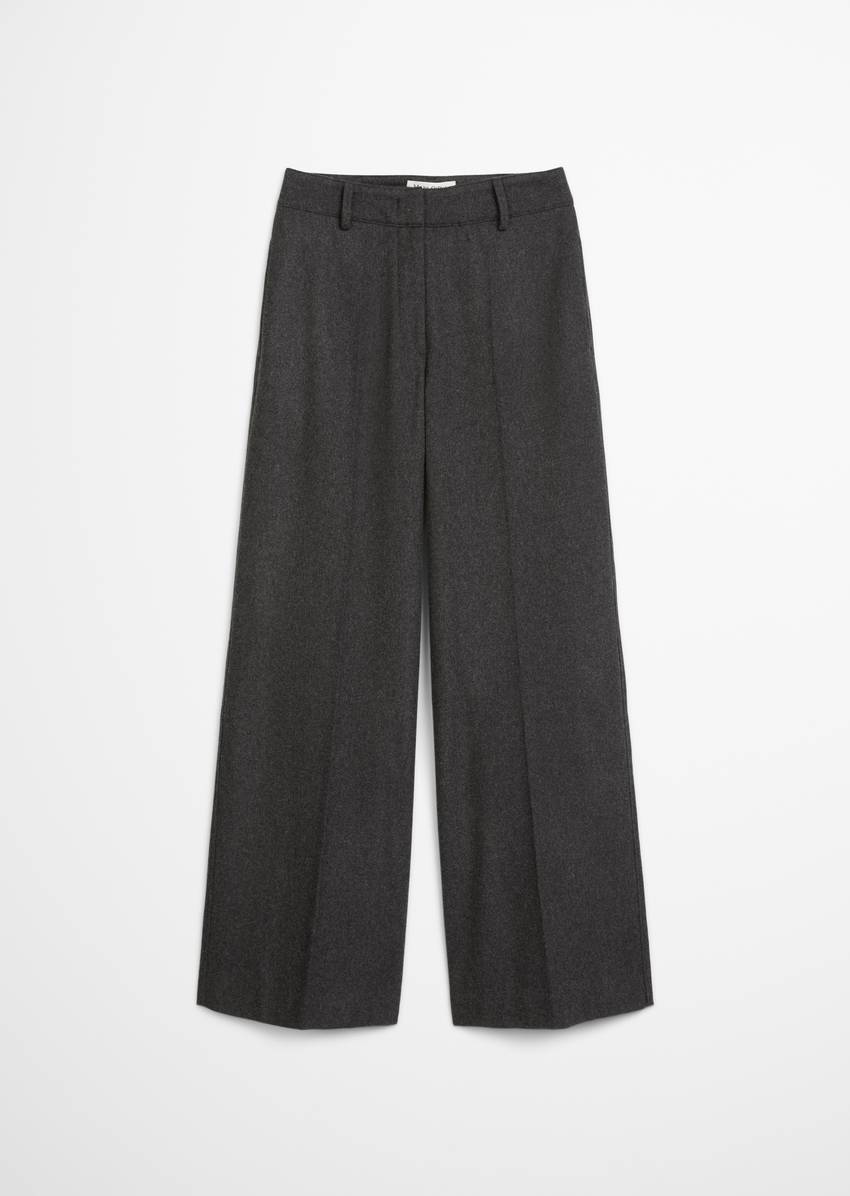 Tailored Pants wide made from a virgin wool mix