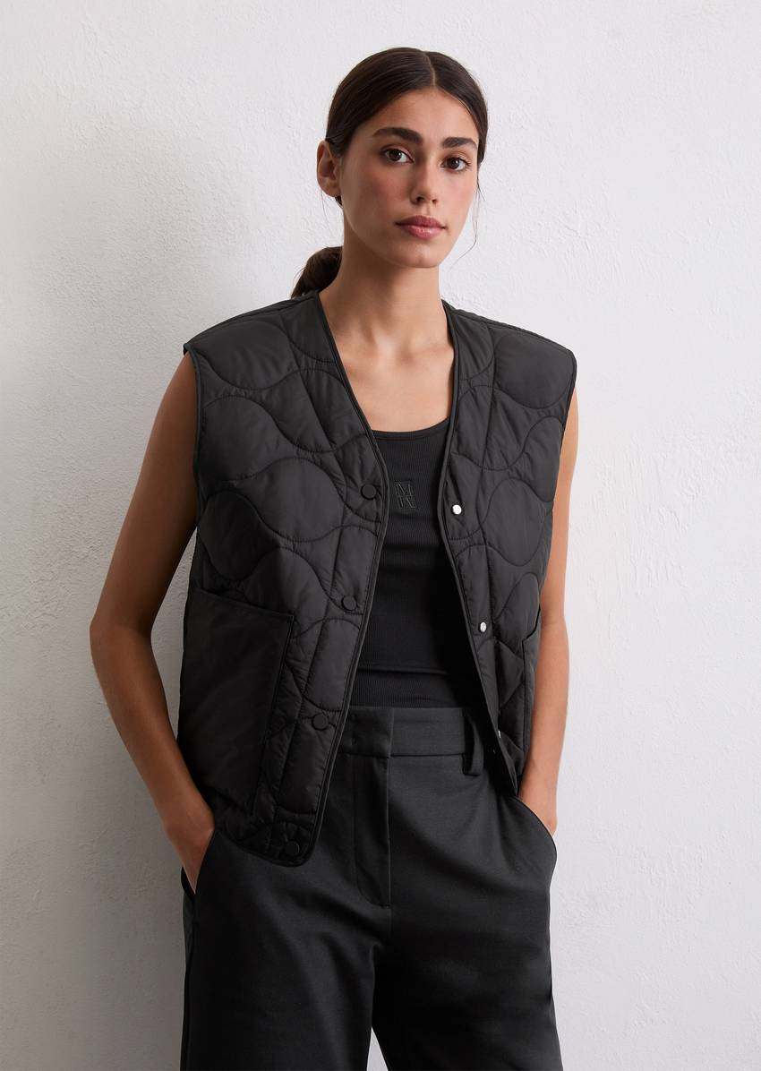 MOP x Function quilted vest made from recycled polyester