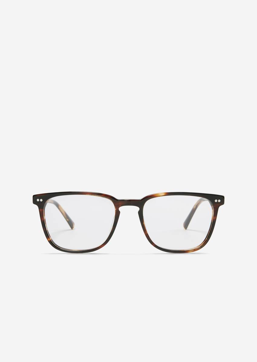 Men's glasses made from lightweight organic acetate