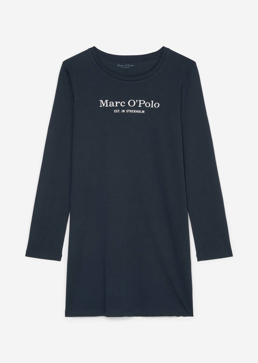 Long-sleeved lounge shirt made from pure organic cotton