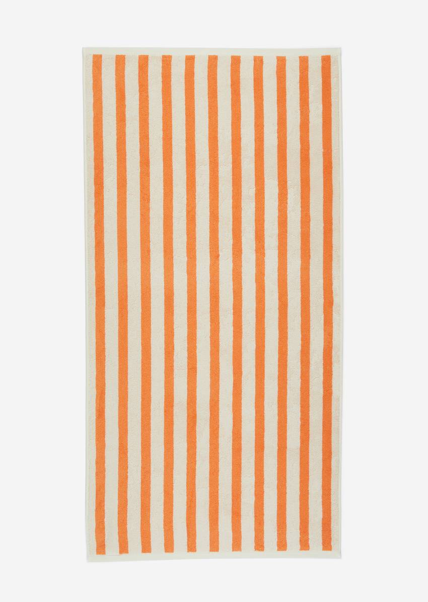 Guest towel model Heritage with jacquard stripe pattern