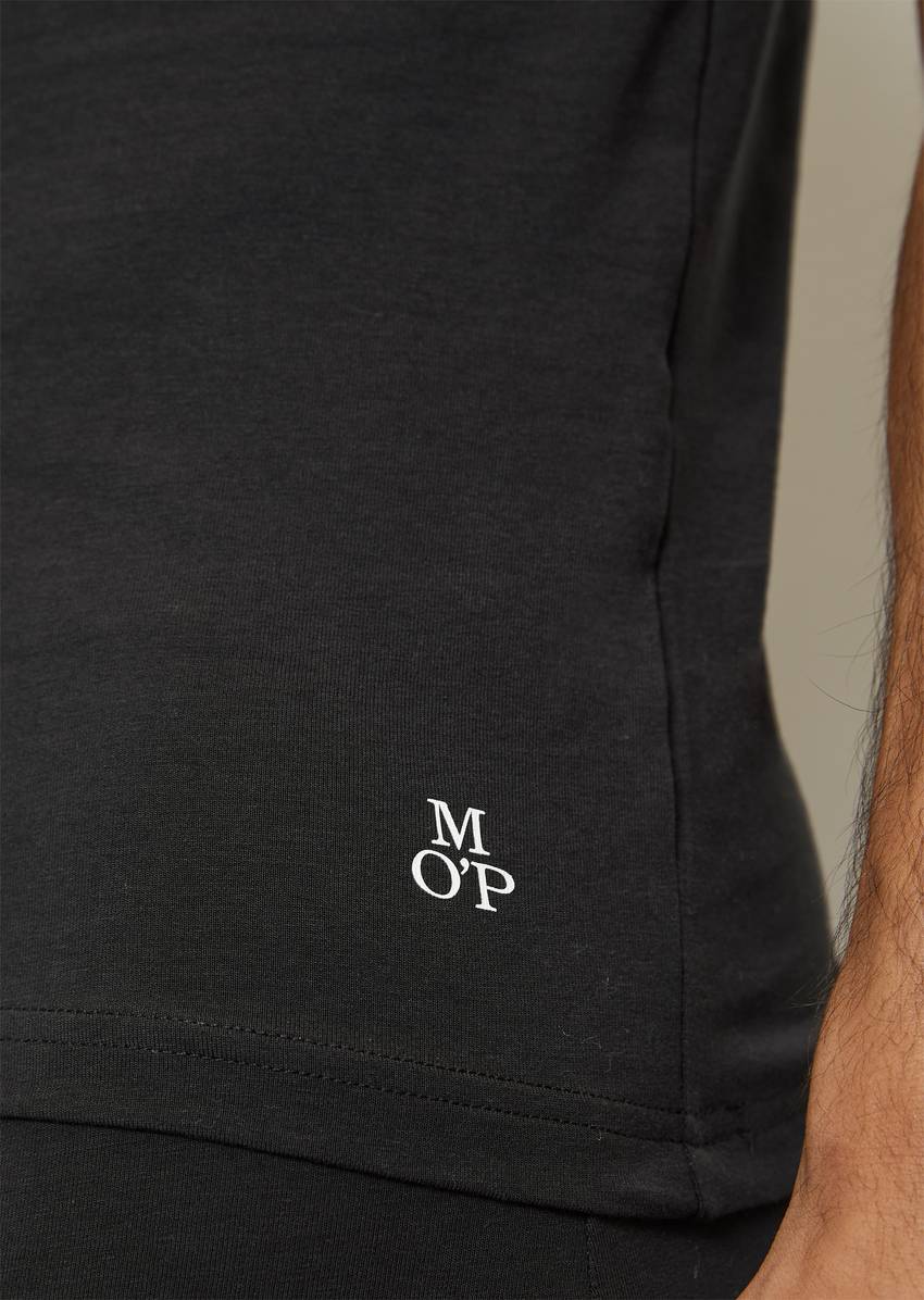 Lounge t-shirt with round neckline In set of 2