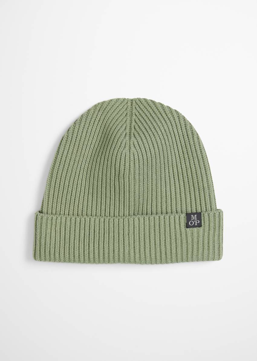 TEENS-BOYS knitted hat made from a stretchy organic cotton blend