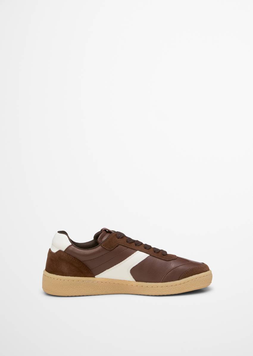 Sneaker made from fine cowhide