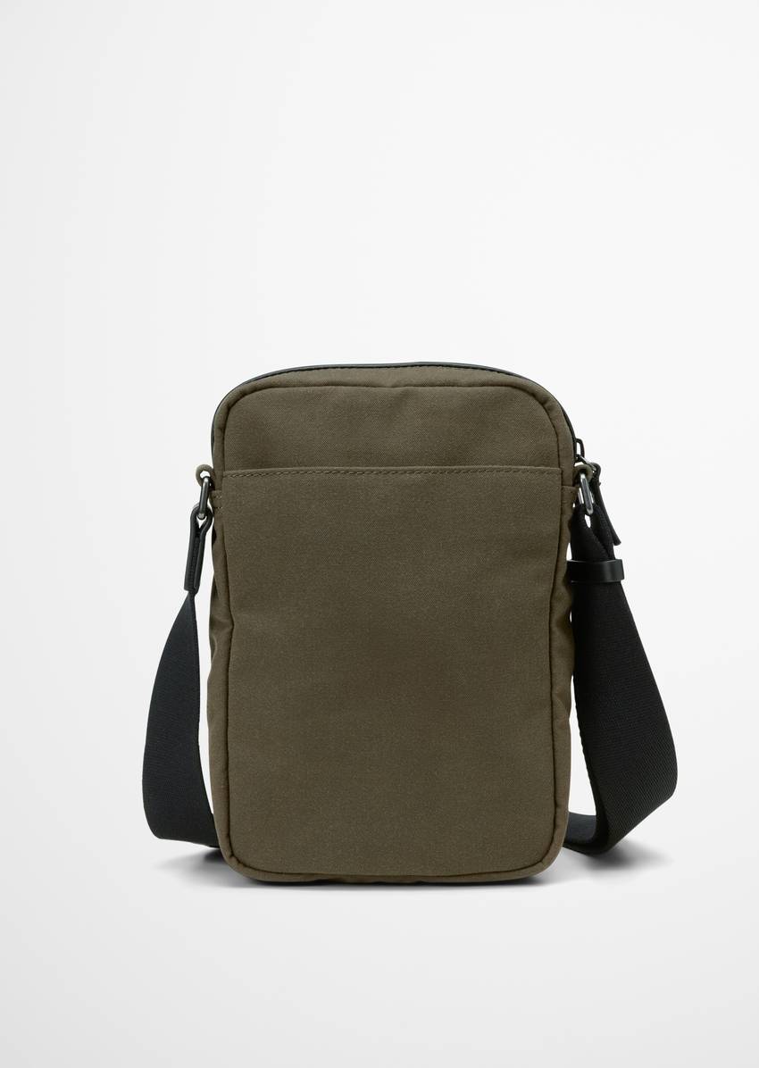 Crossbody bag small made from recycled polyester