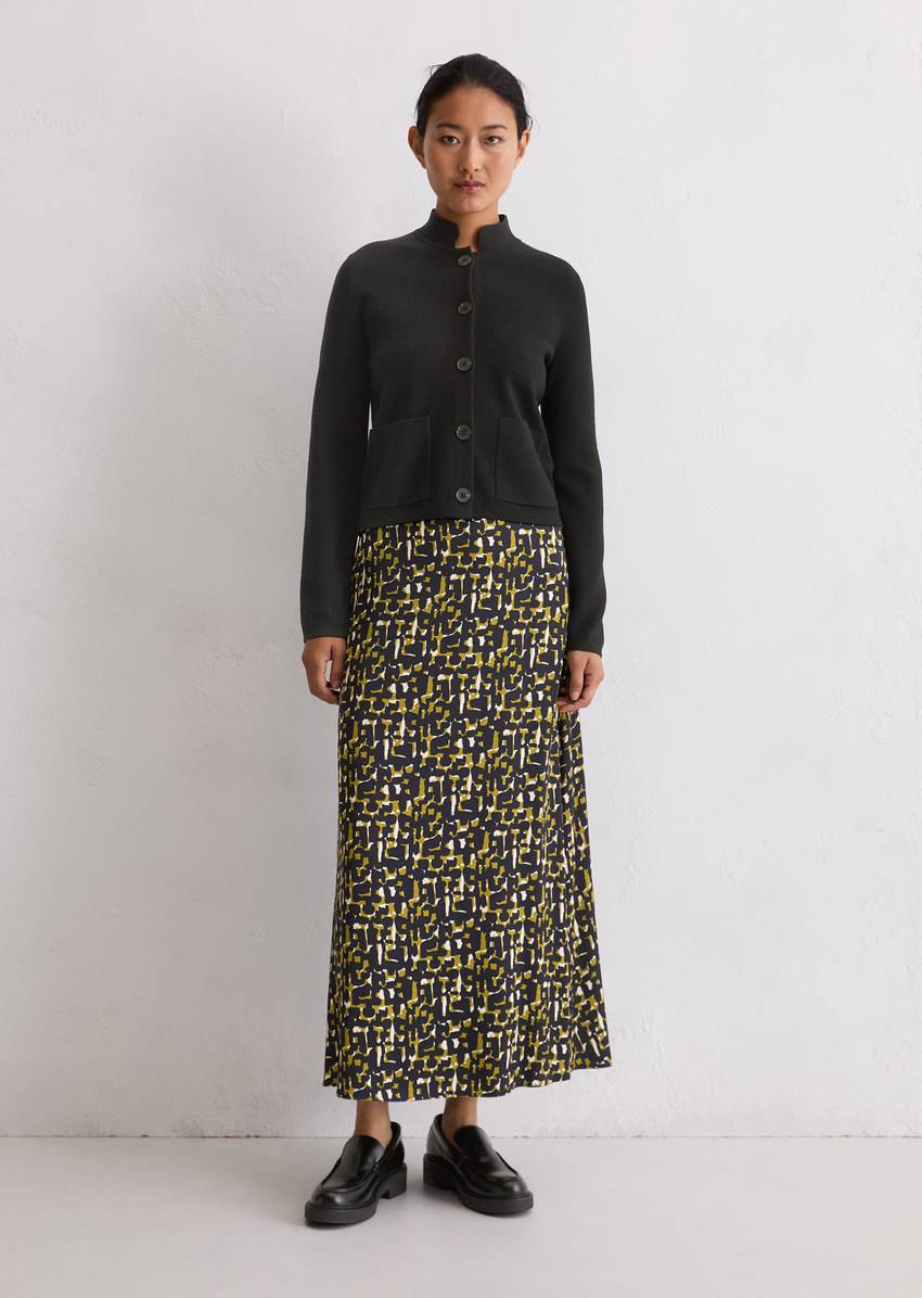 Cardigan slim made from pure merino wool