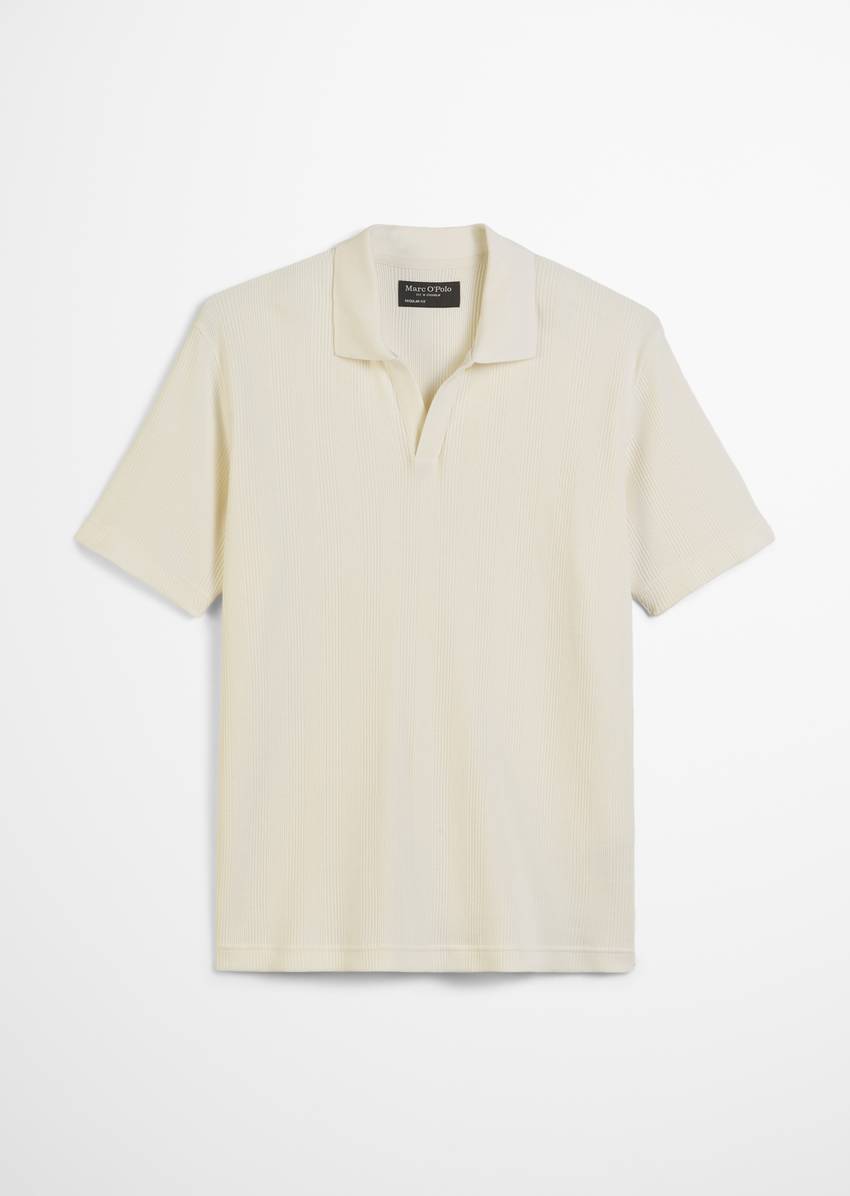 DfC polo shirt jersey regular with elastic ribbed structure