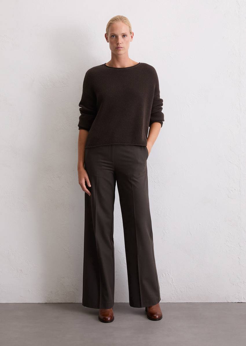 DfC knitted sweater oversize made from heavyweight organic cotton