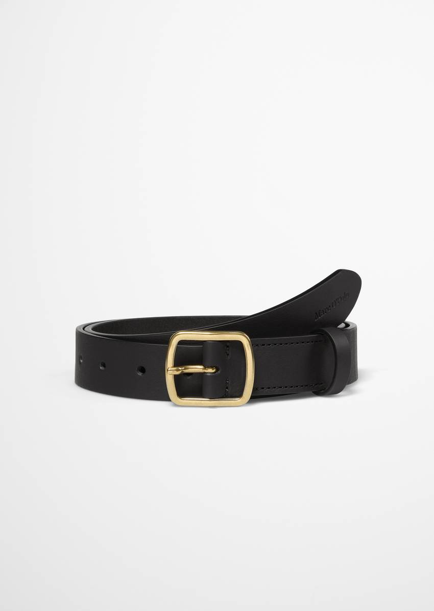 Belt with continuous holes for individual width