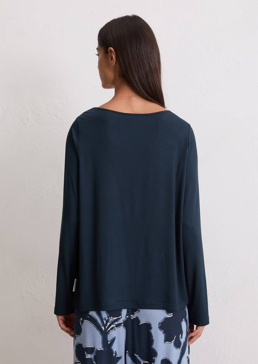 Lounge longsleeve made from soft TENCEL™ modal