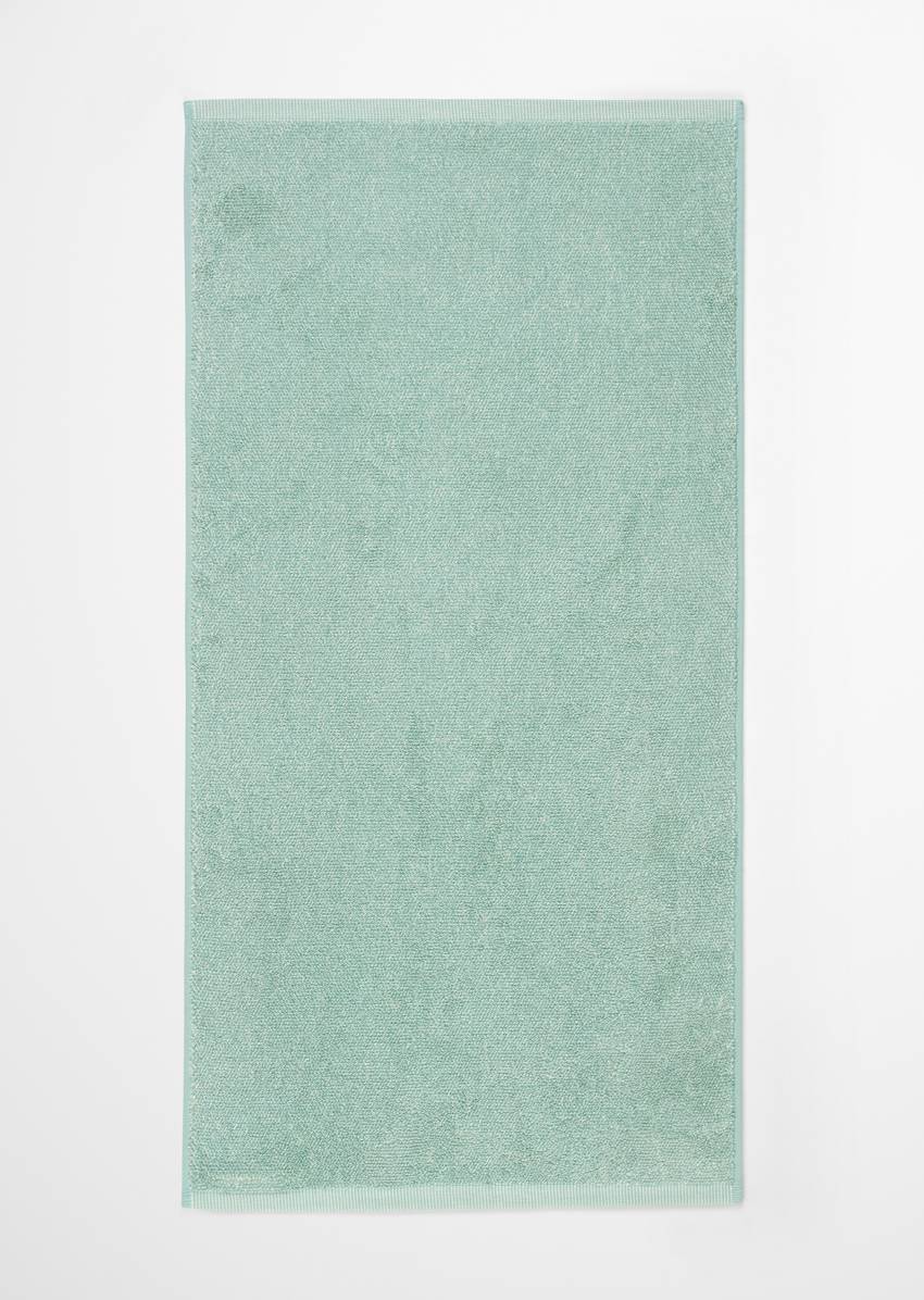 Towel model Timeless melange made from organic cotton terry