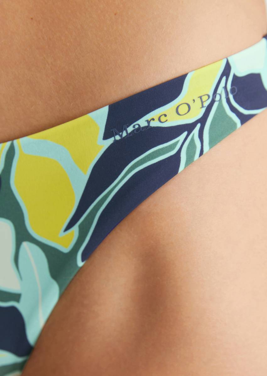 Bikini briefs made from recycled material