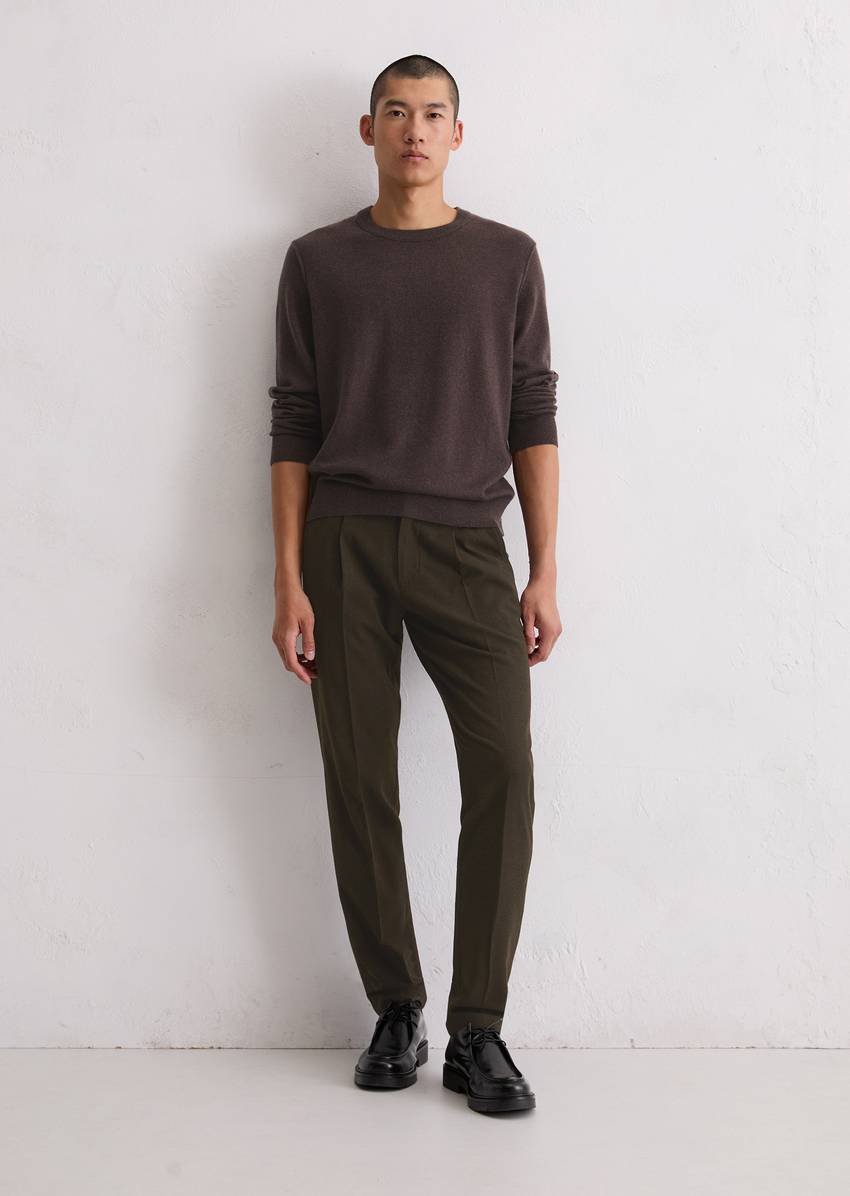 Sweater regular made from the finest cashmere