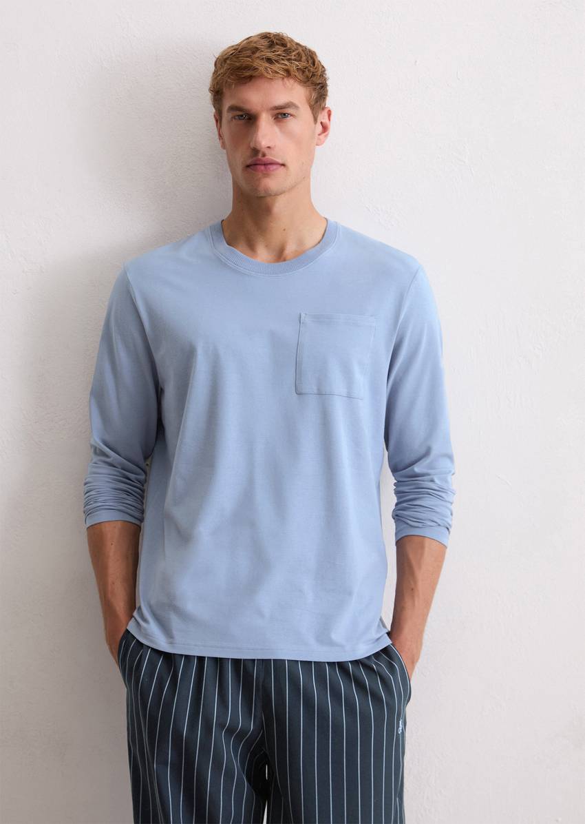 Lounge longsleeve regular made from organic cotton
