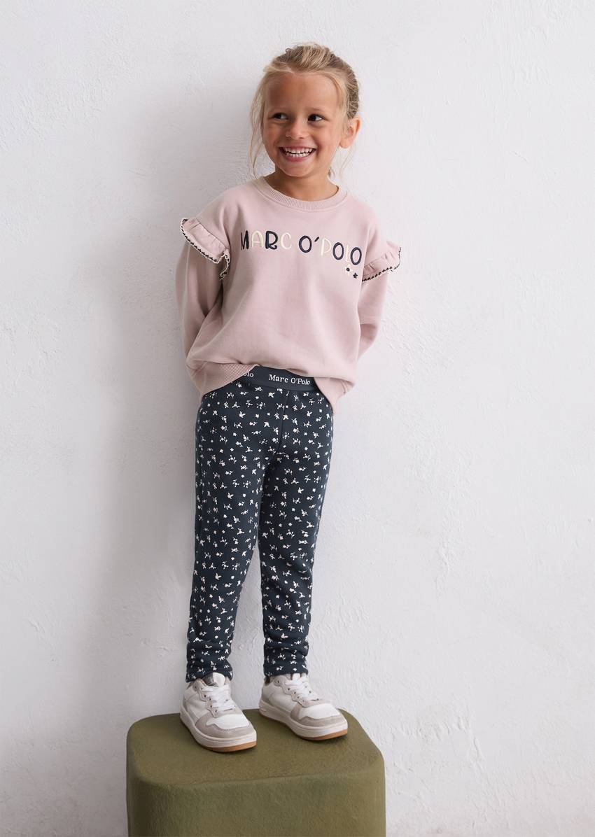 KIDS-GIRLS thermal leggings made from recycled polyester