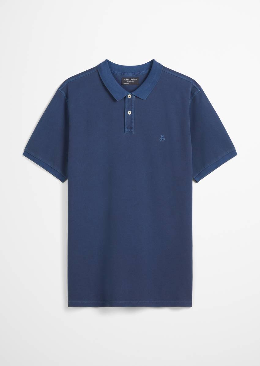 Piqué regular polo shirt made from organic cotton