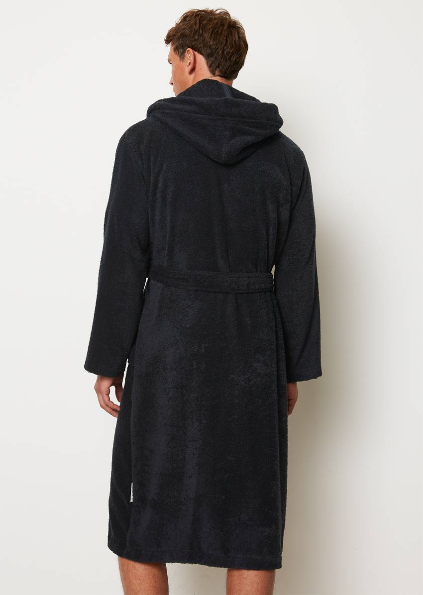 Men's bathrobe model Timeless With hood