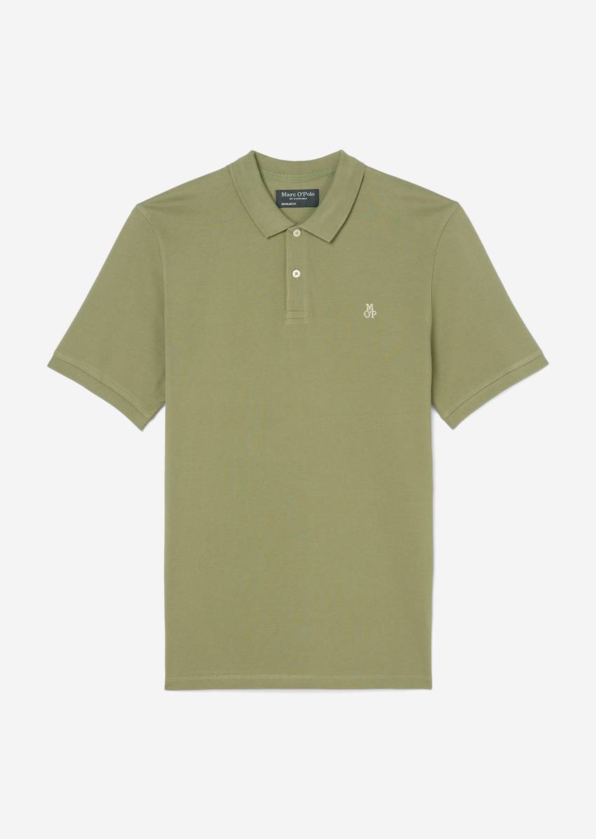 Piqué regular polo shirt Made of pure organic cotton