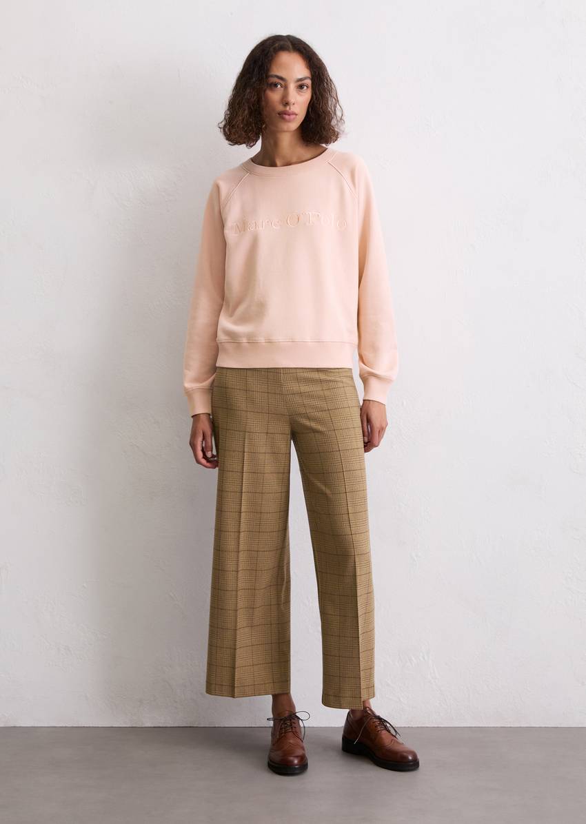 Logo sweatshirt relaxed made from organic cotton