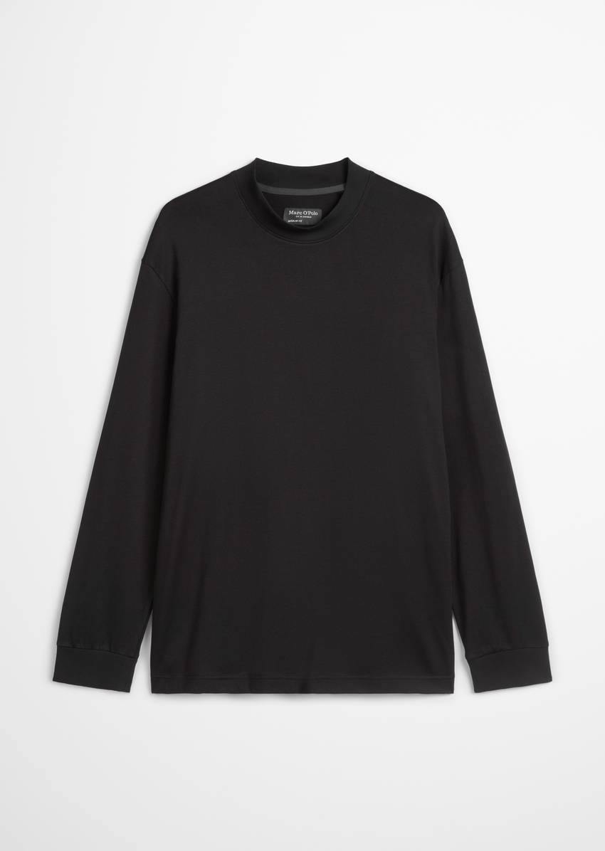 DfC stand-up collar longsleeve regular made from heavyweight organic cotton jersey